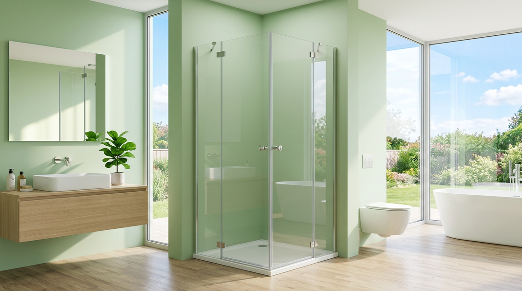 Duschkabine Eckeinstieg Dusche 5mm ESG Glas