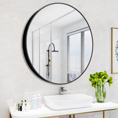 Badspiegel RUND Wandspiegel Badezimmerspiegel 60x50/60x60/70x70cm MIJ