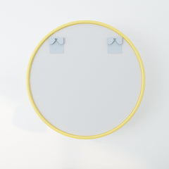 MIQU Runder Badspiegel 50/60/70cm Wandspiegel mit golden Metallrahmen Spiegel rund Dekospiegel