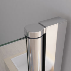 Nischentür Duschabtrennung Schwingtür Duschwand Dusche Nano Glas 75-100 x 197 cm ZAP